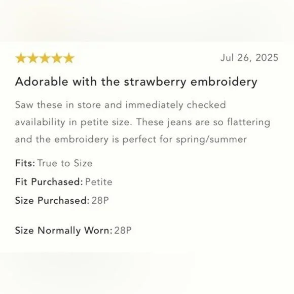 NWT Size 27- Maeve Wide-Leg Jeans Strawberry Embroidered (NWT US$ 158) - Picture 6 of 16